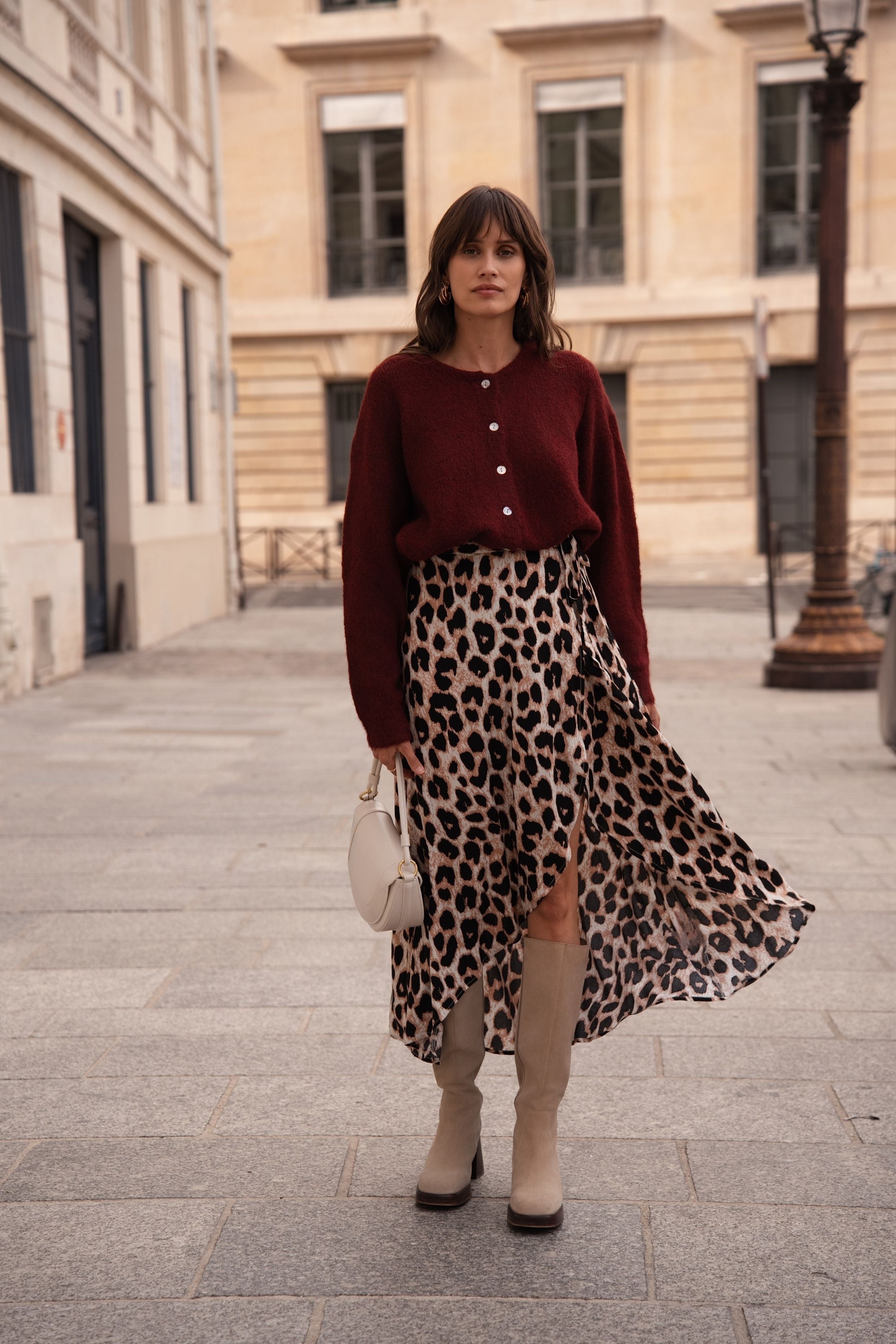 Cardigan Adèle - Bordeaux