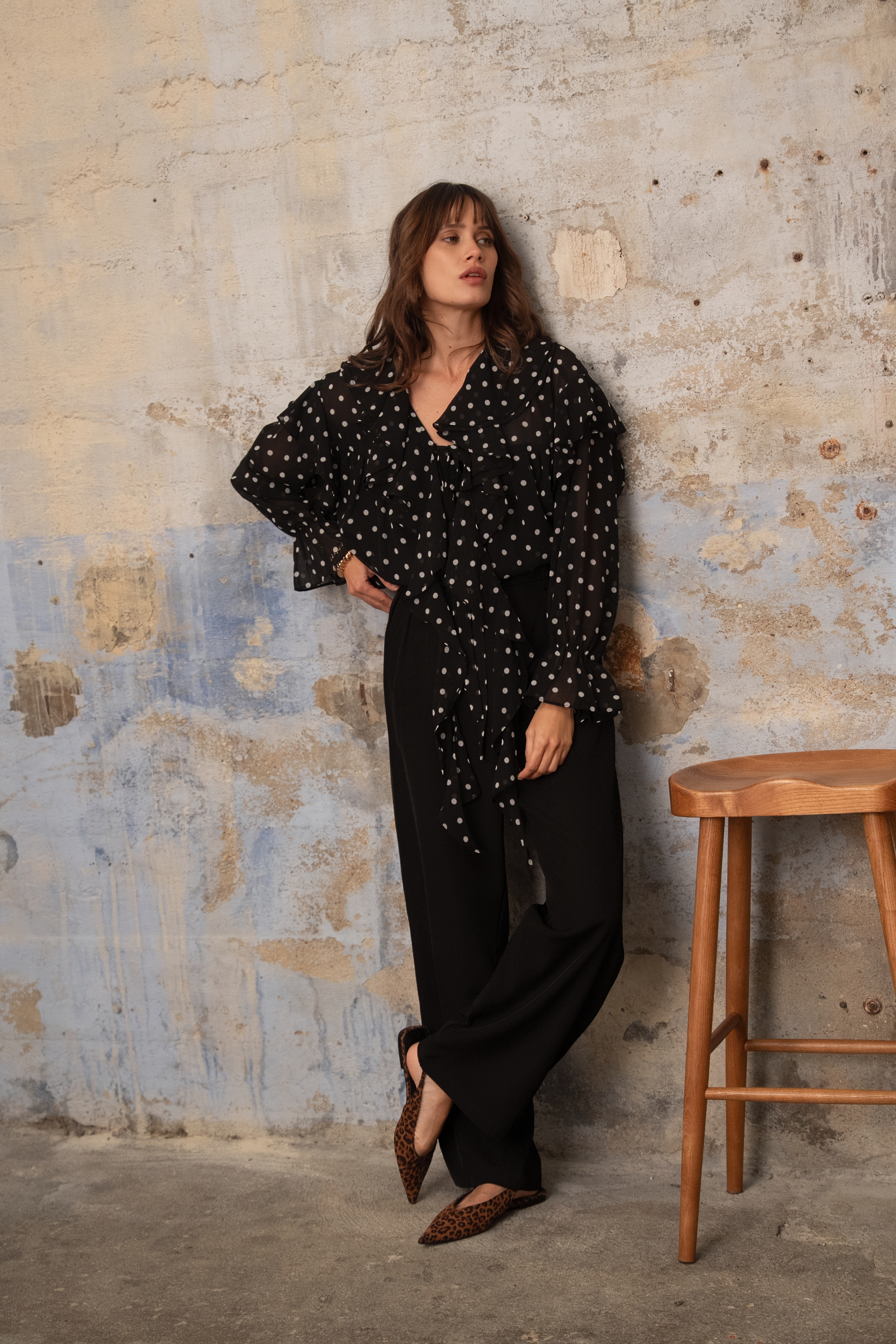 Blouse Augustine - noir