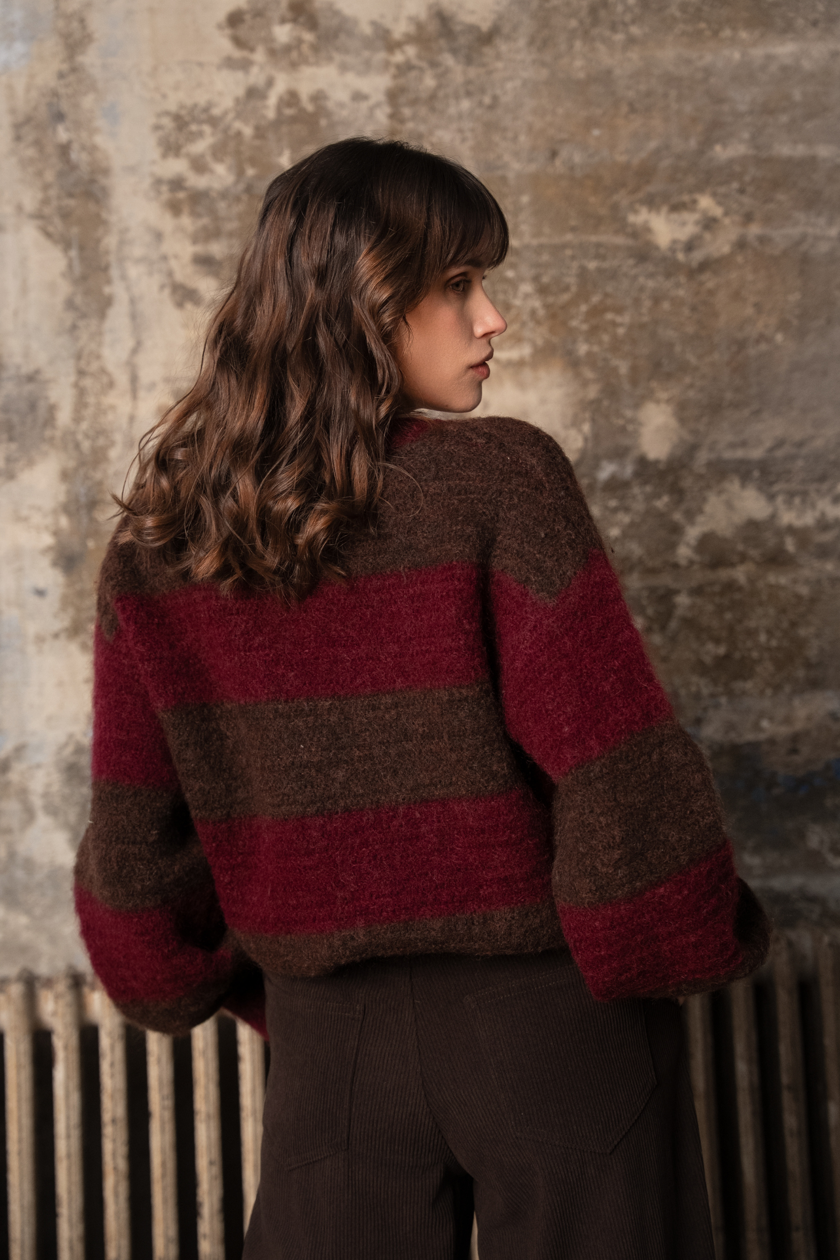 Pull Ysorine - burgundy