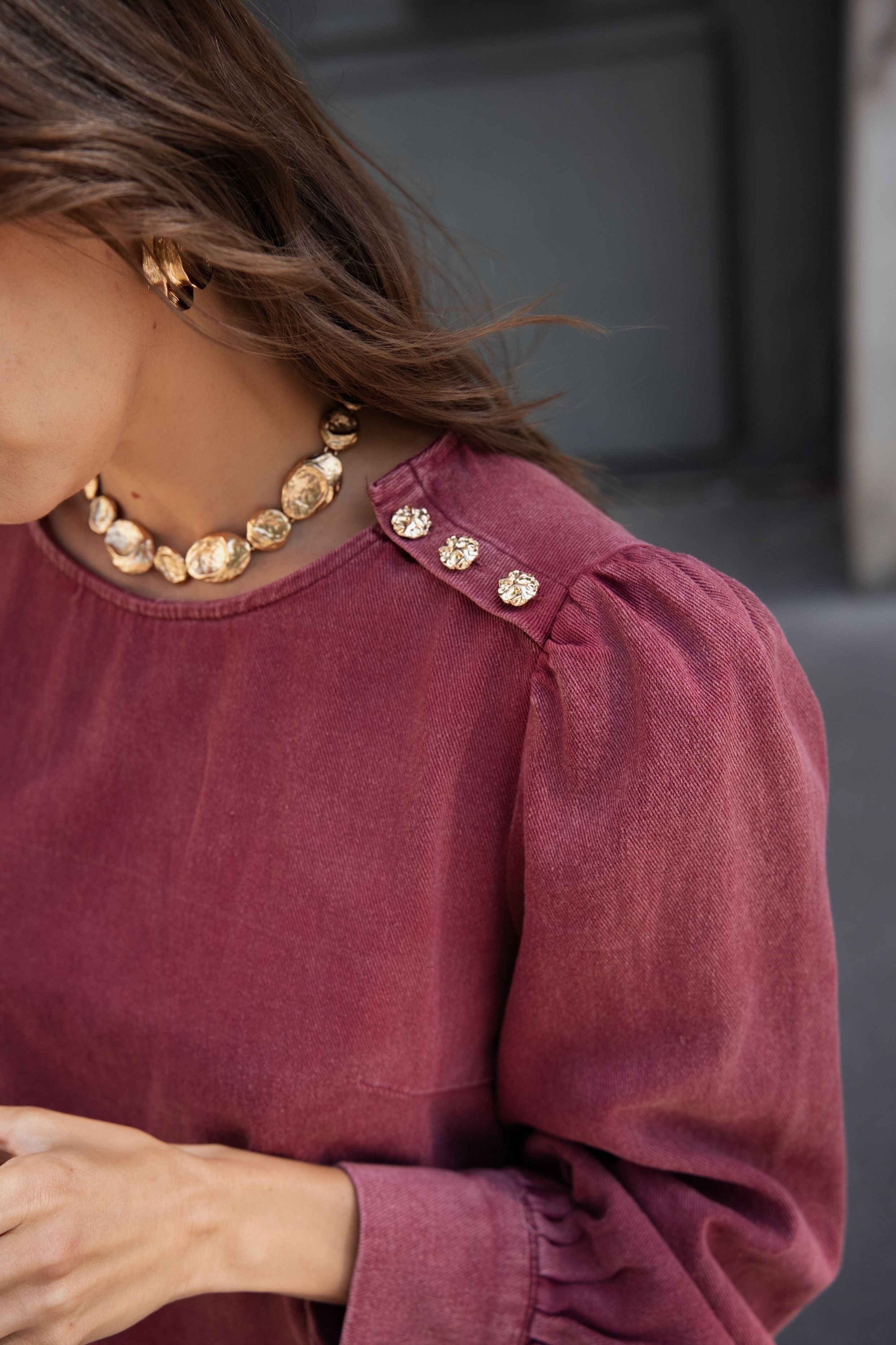 Robe Célestine - Bordeaux