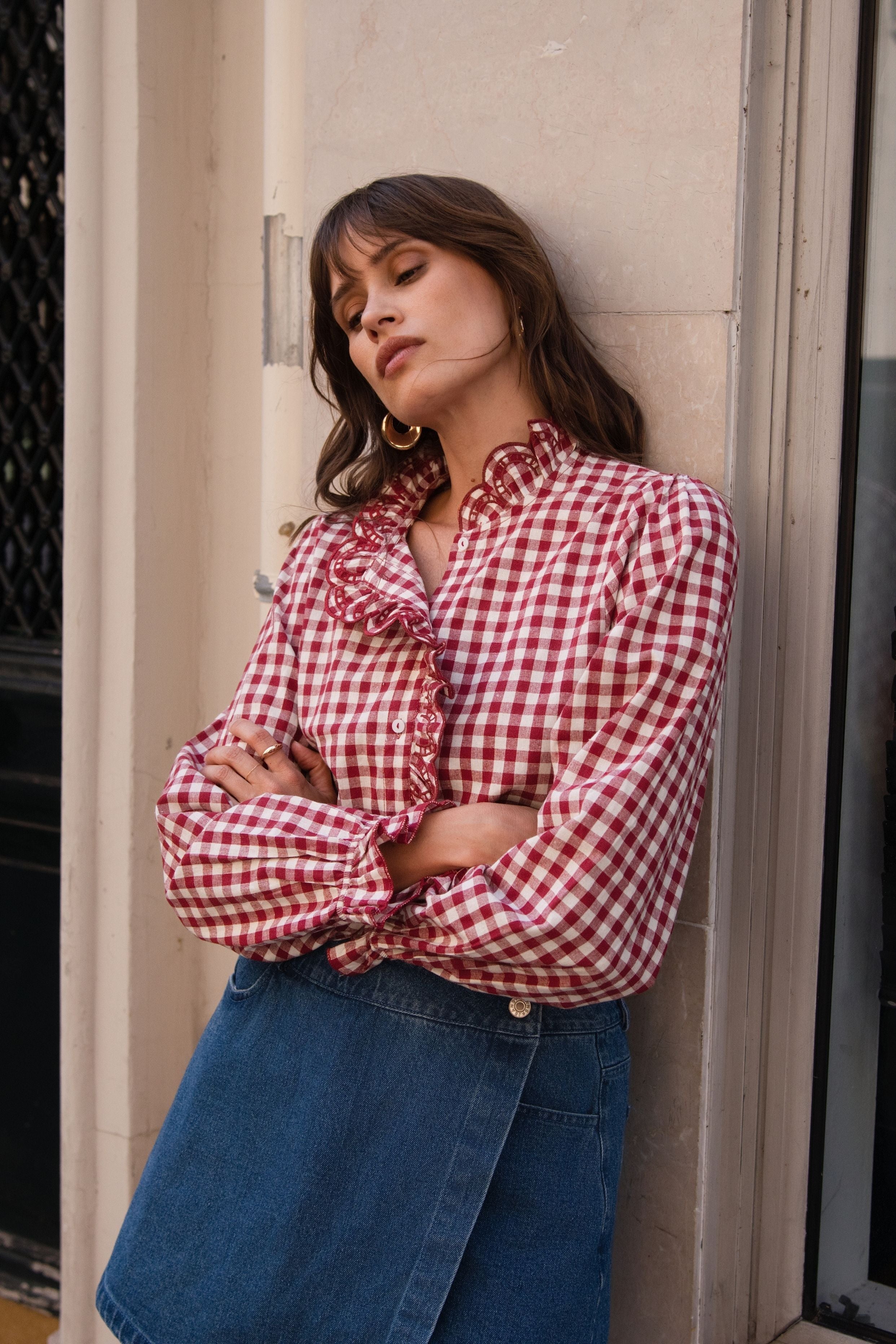 Chemise Odile - Bordeaux