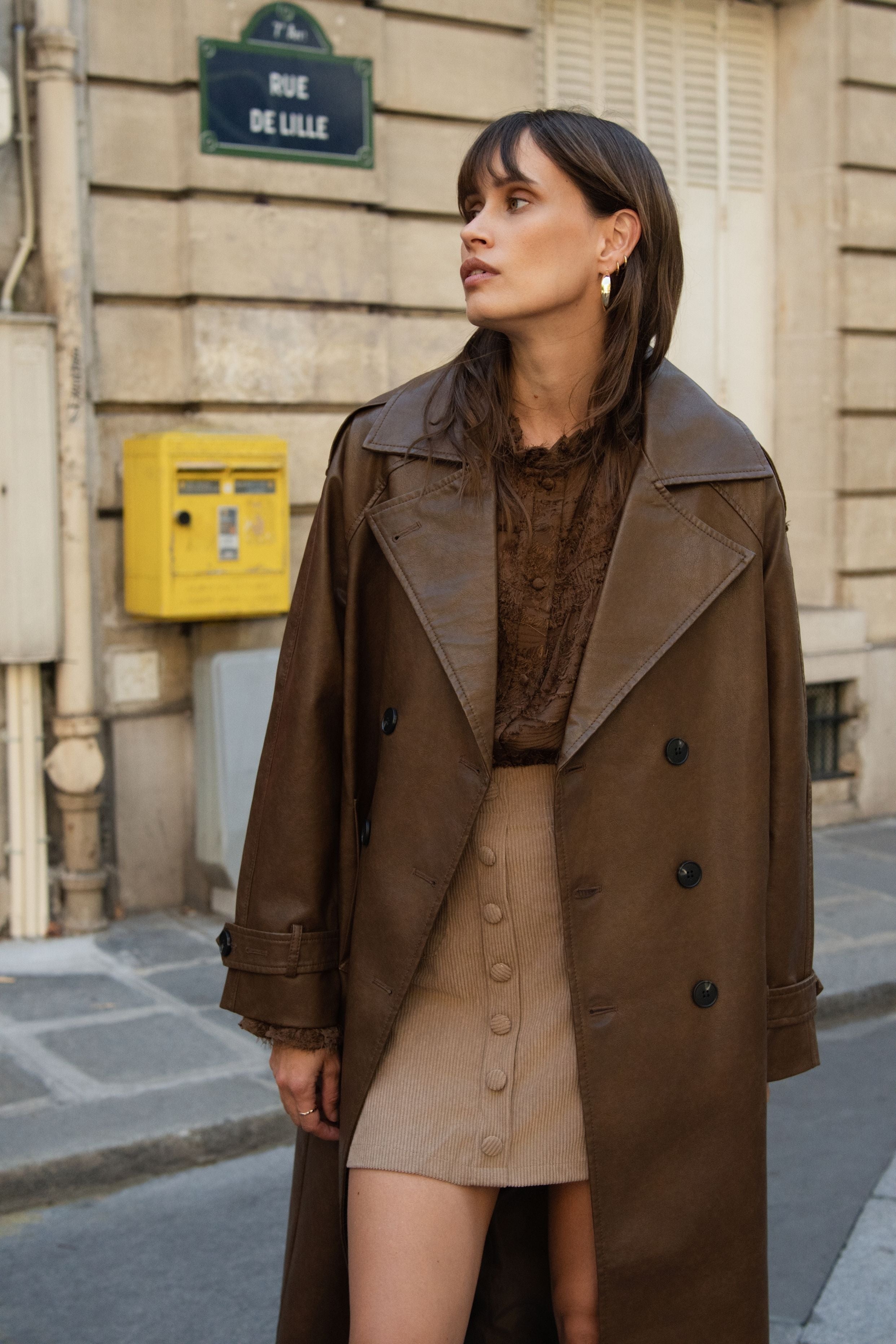 Jupe Louison - Taupe