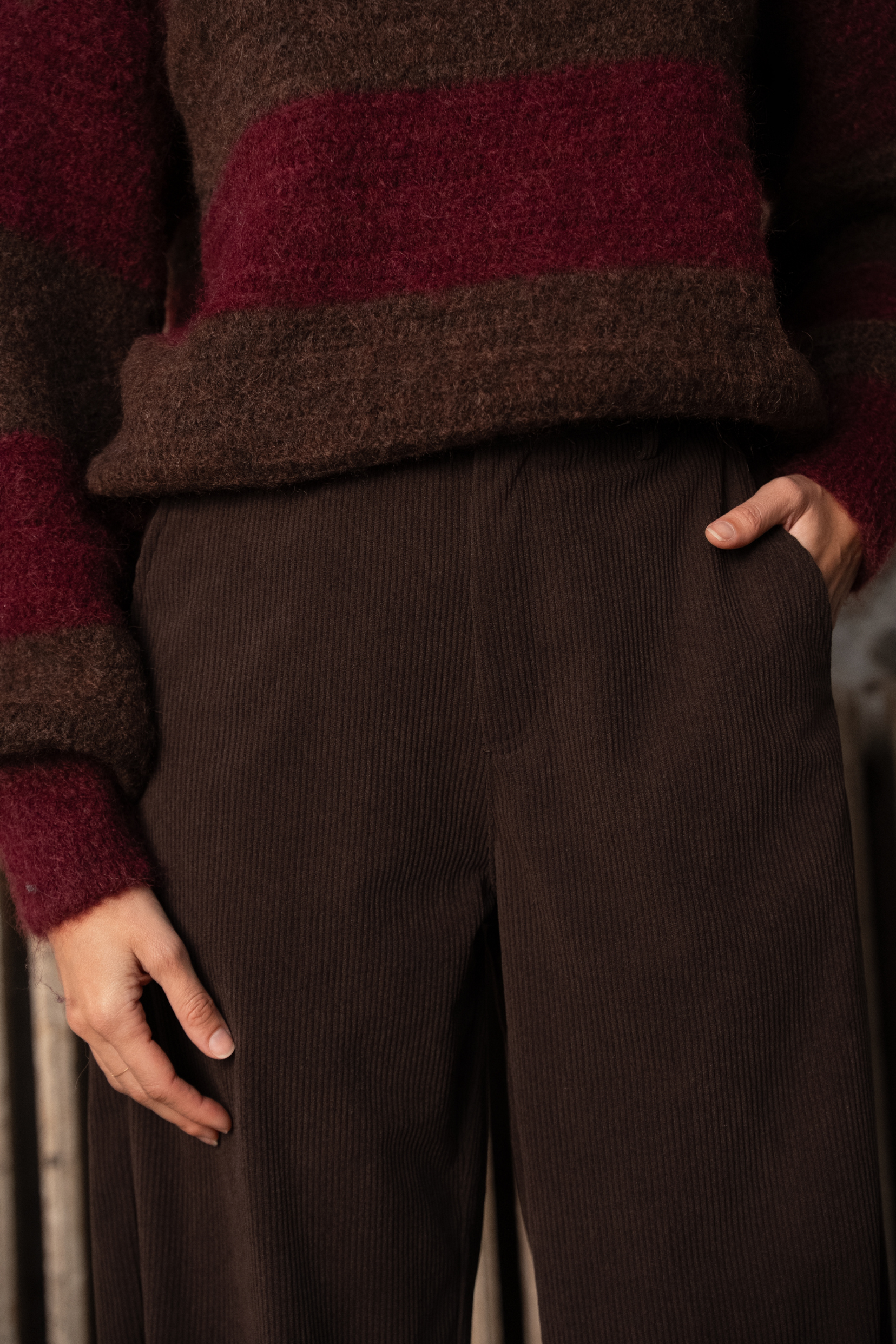 Pantalon Emyrra - choco