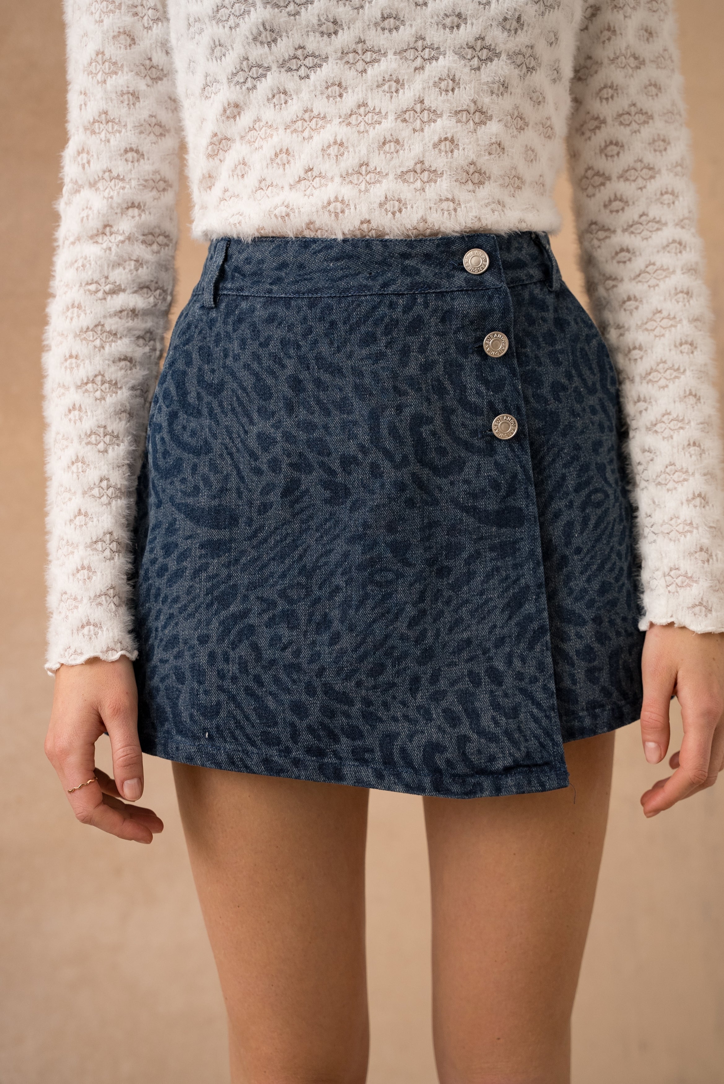 Jupe-short Doémie - Bleu