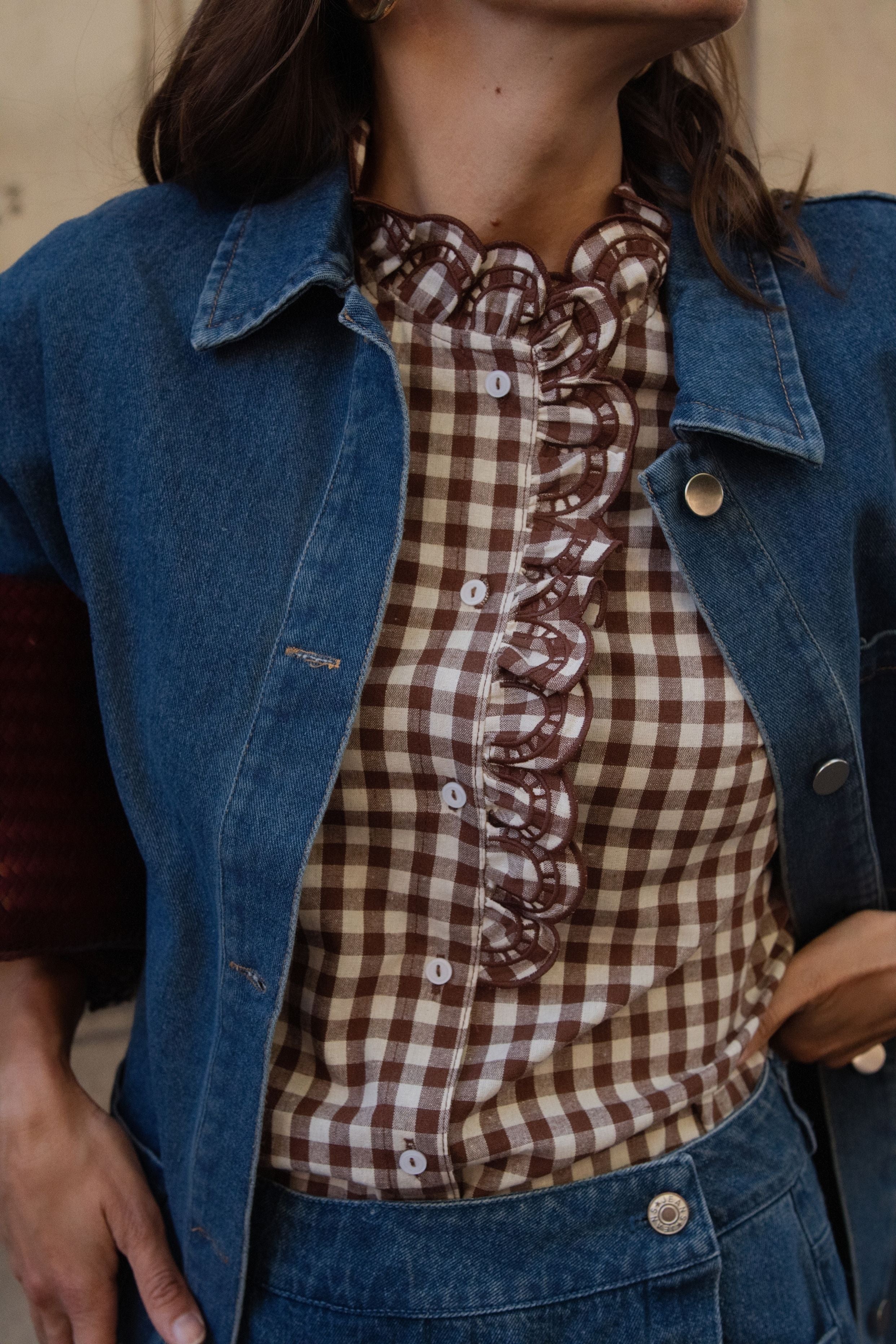 Chemise Odile - Choco