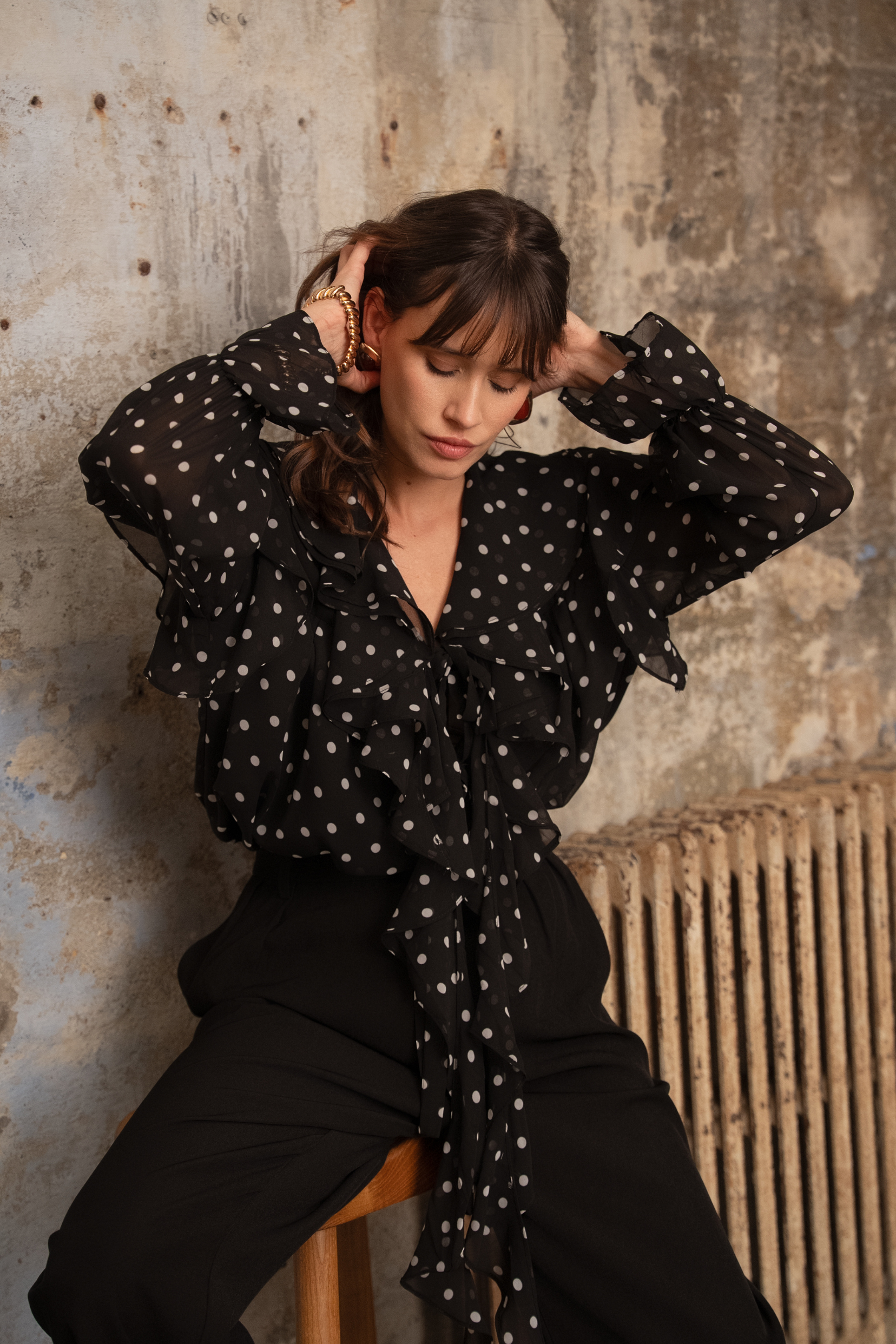 Blouse Augustine - noir