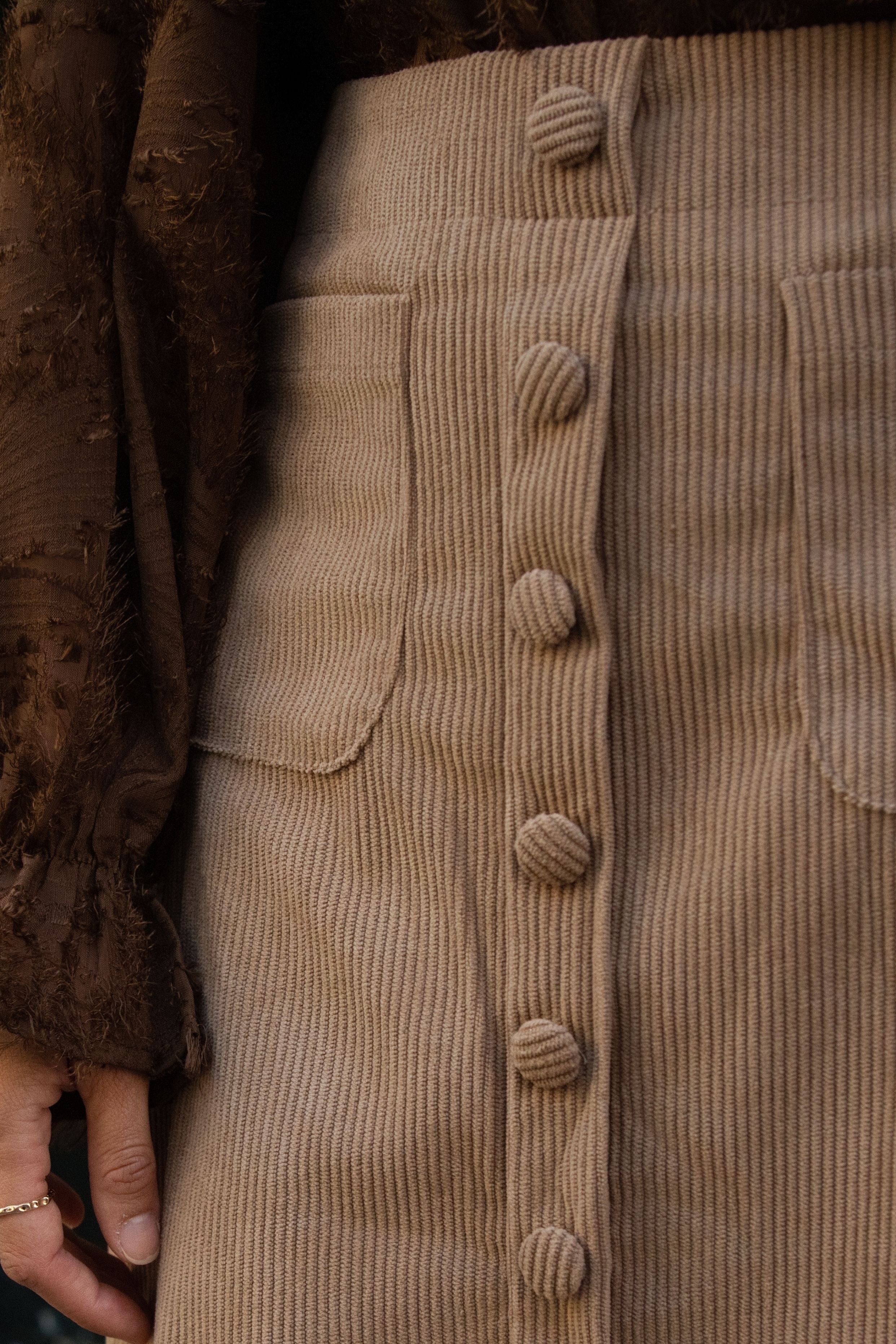 Jupe Louison - Taupe