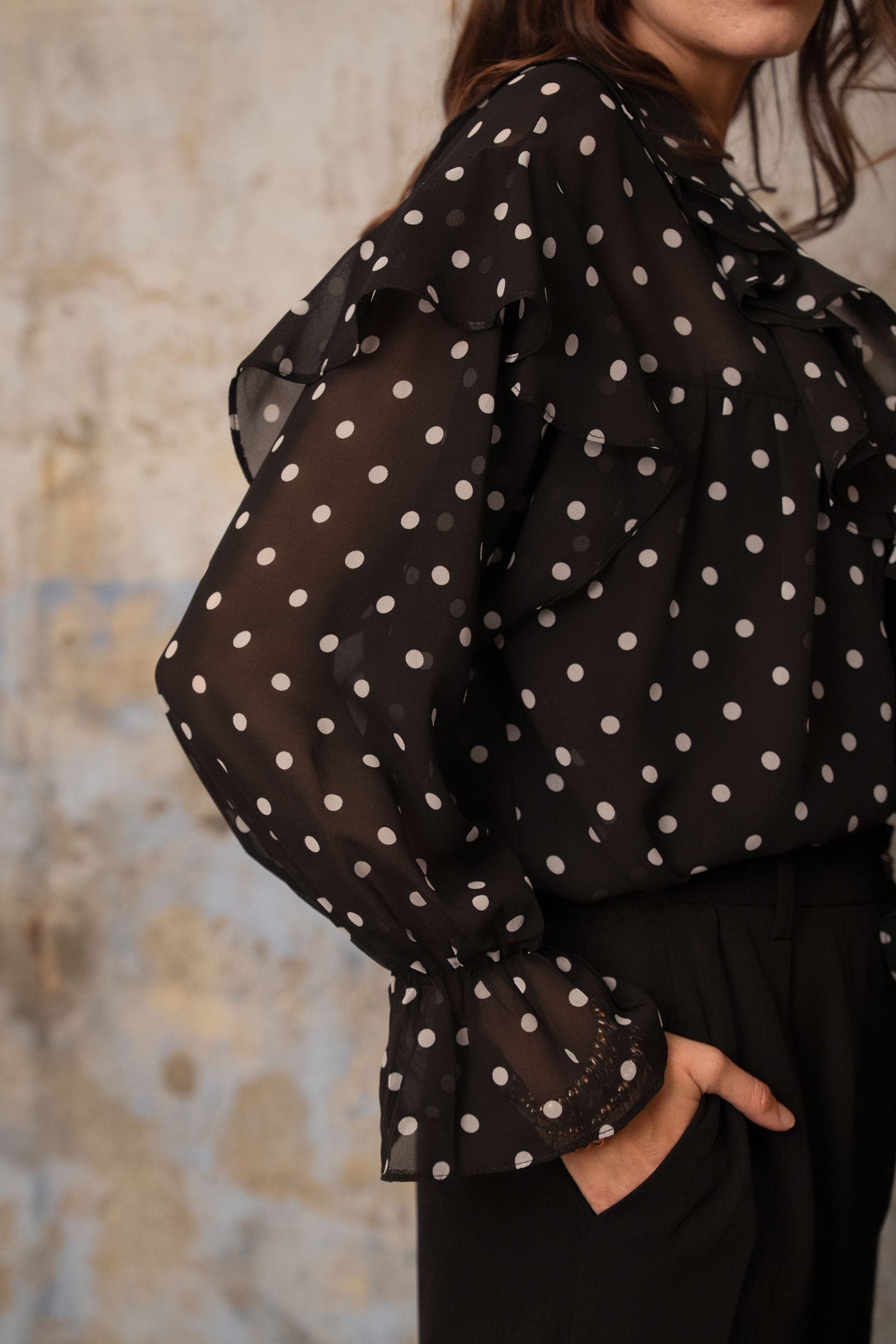 Blouse Augustine - noir