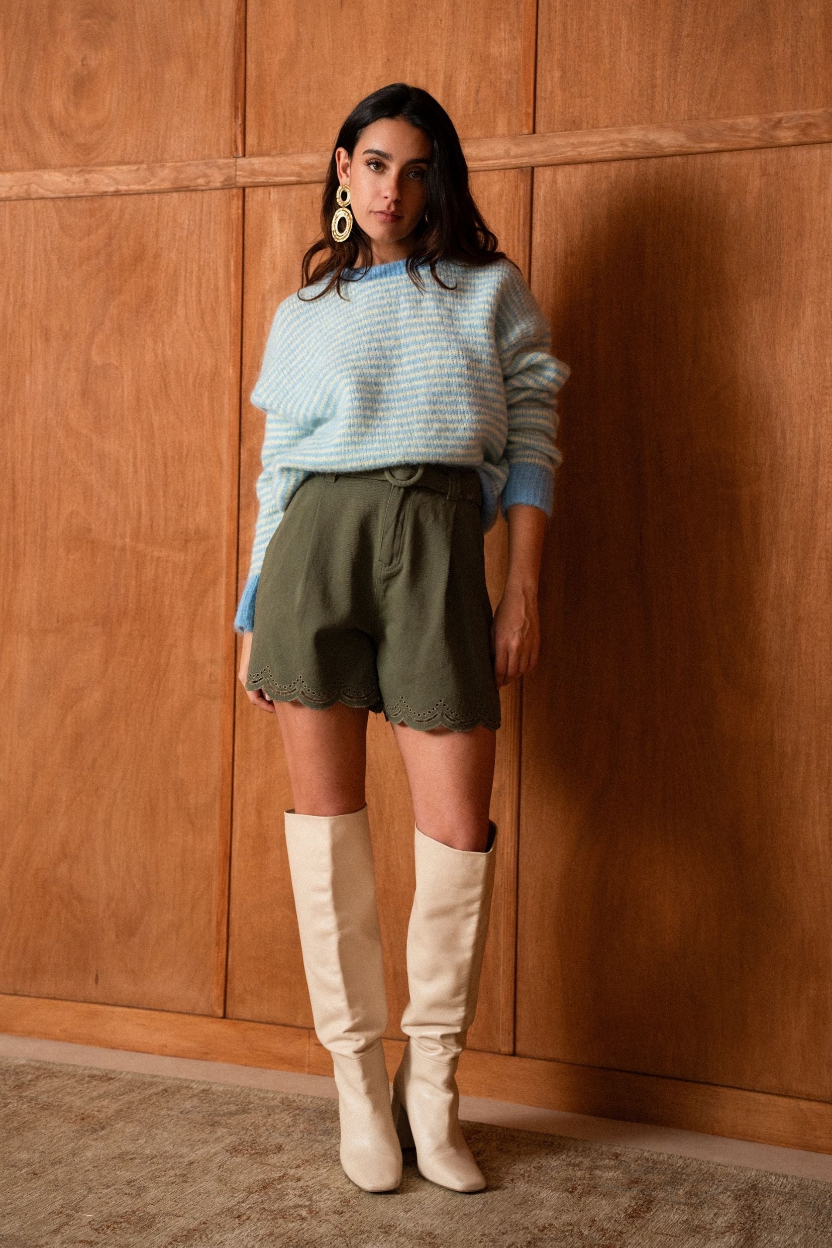 Short Mélina - Kaki