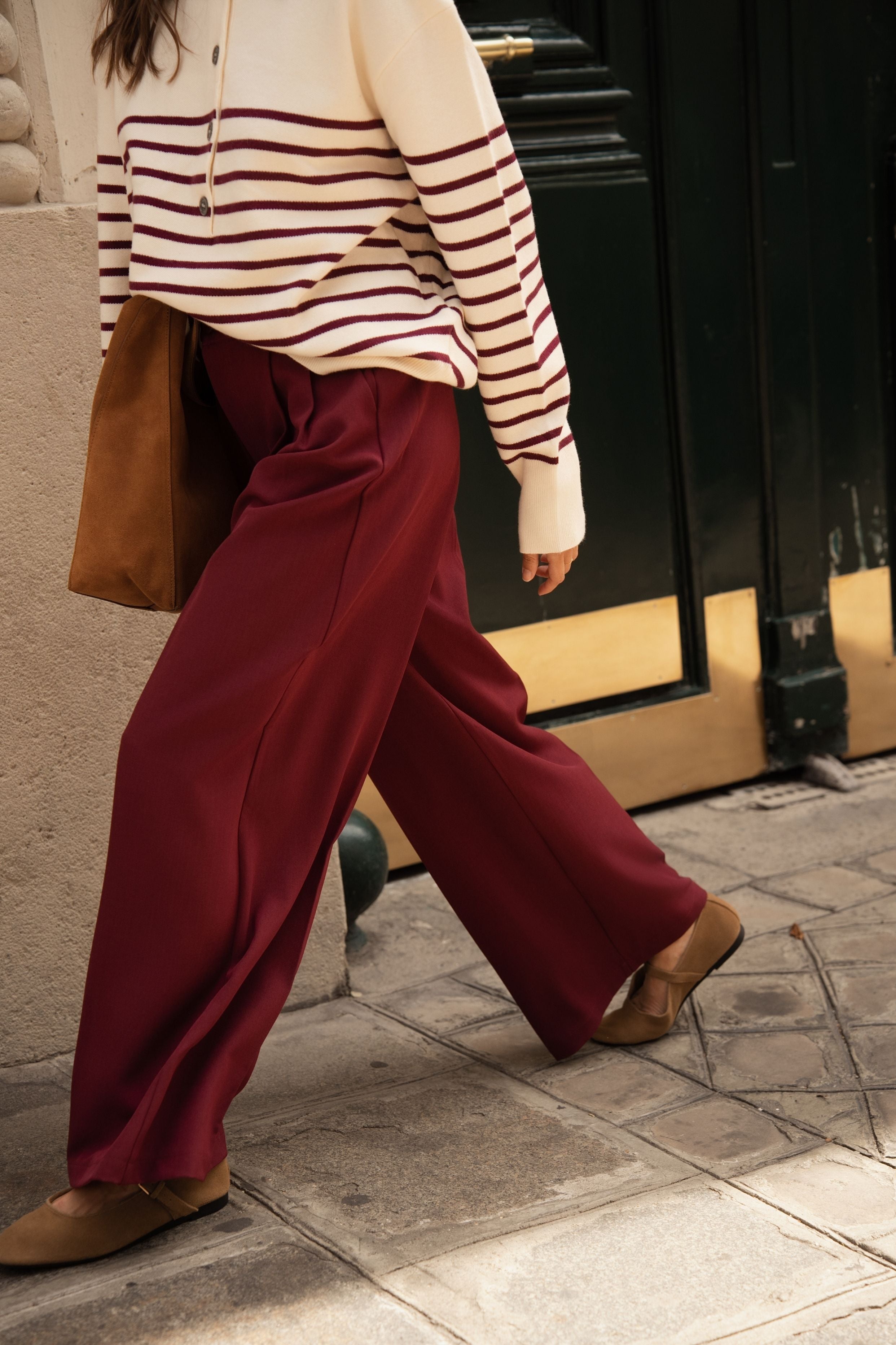 Pantalon Isaline - Bordeaux