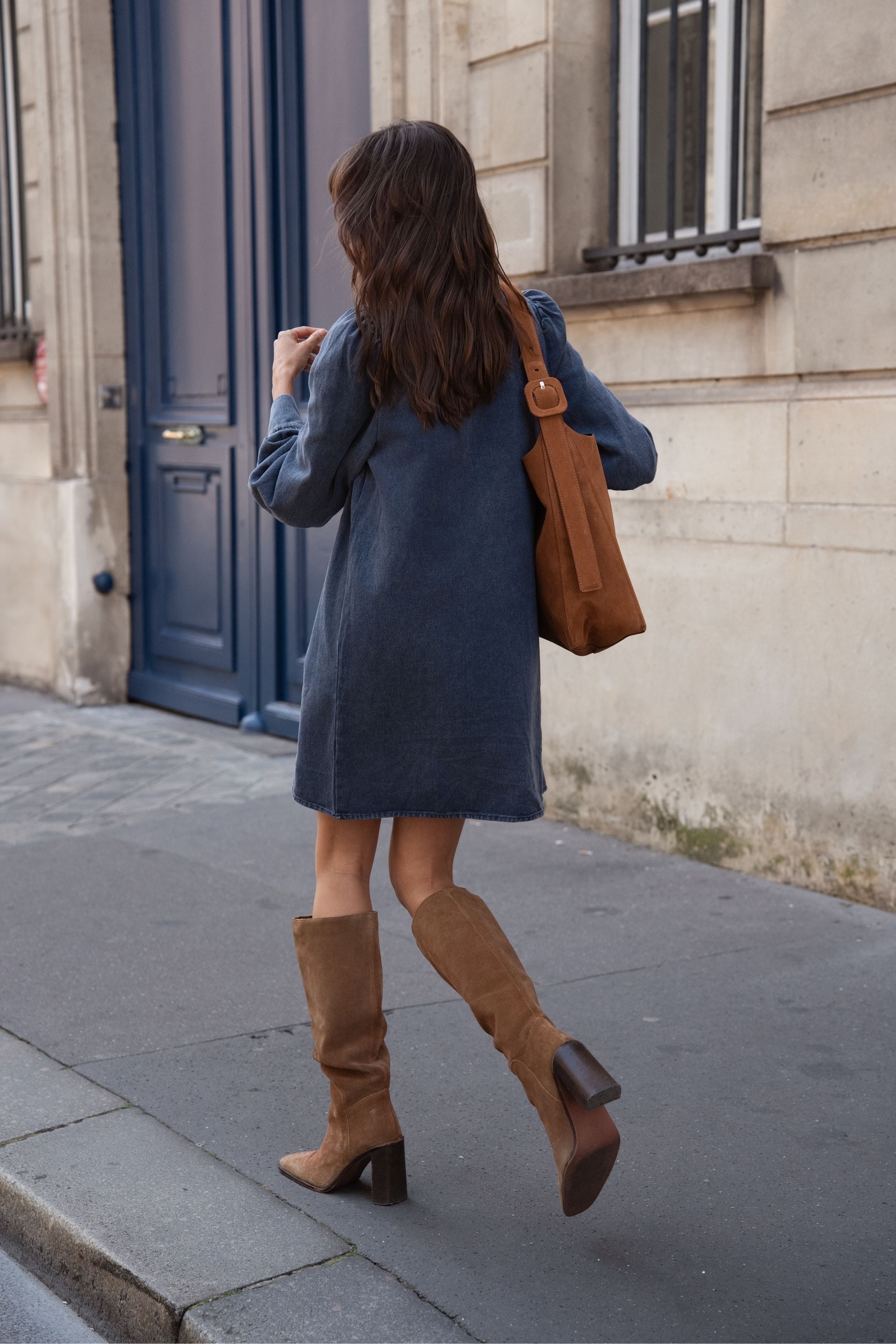 Robe Célestine - Bleu marine