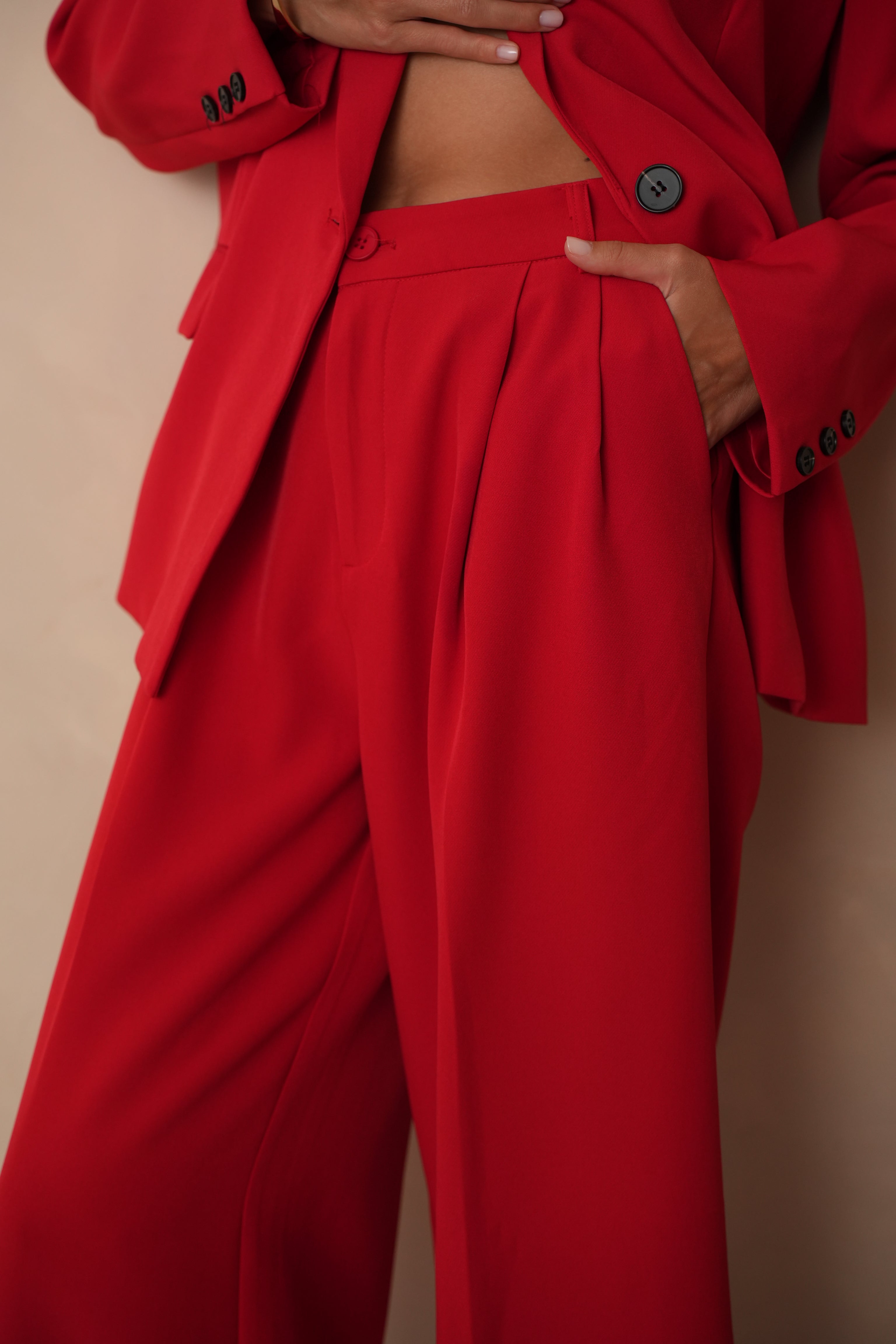 Pantalon Isaline - Rouge