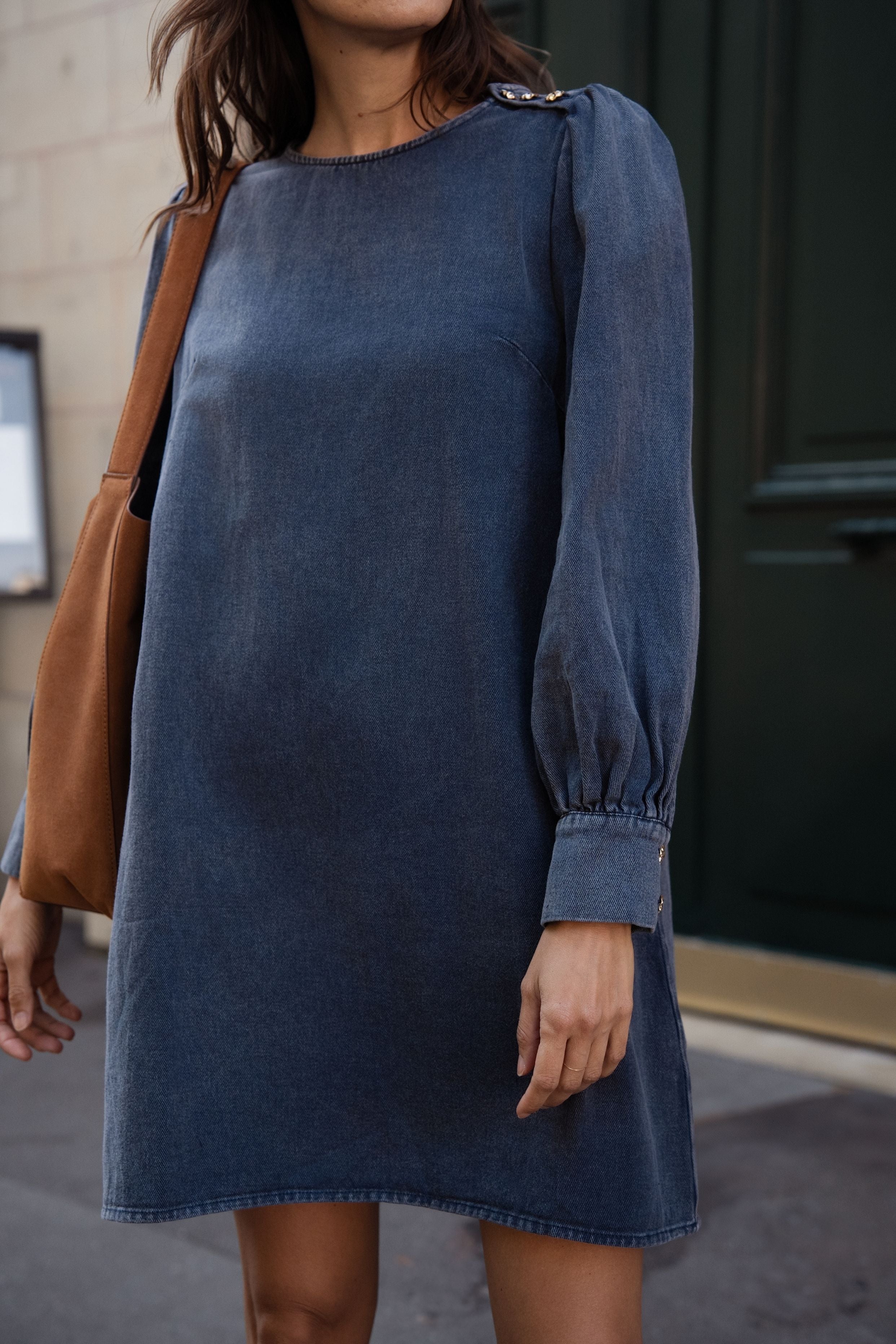 Robe Célestine - Bleu marine