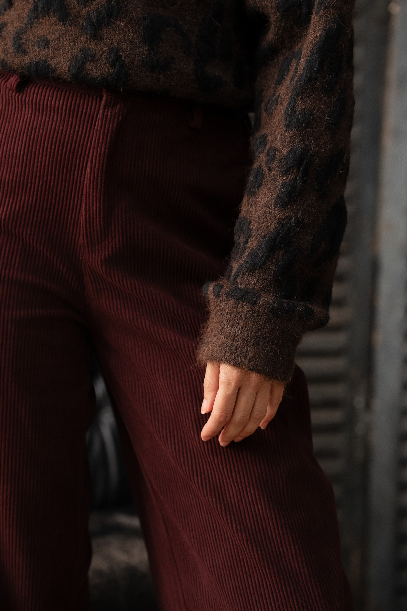 Pantalon Emyrra - Bordeaux