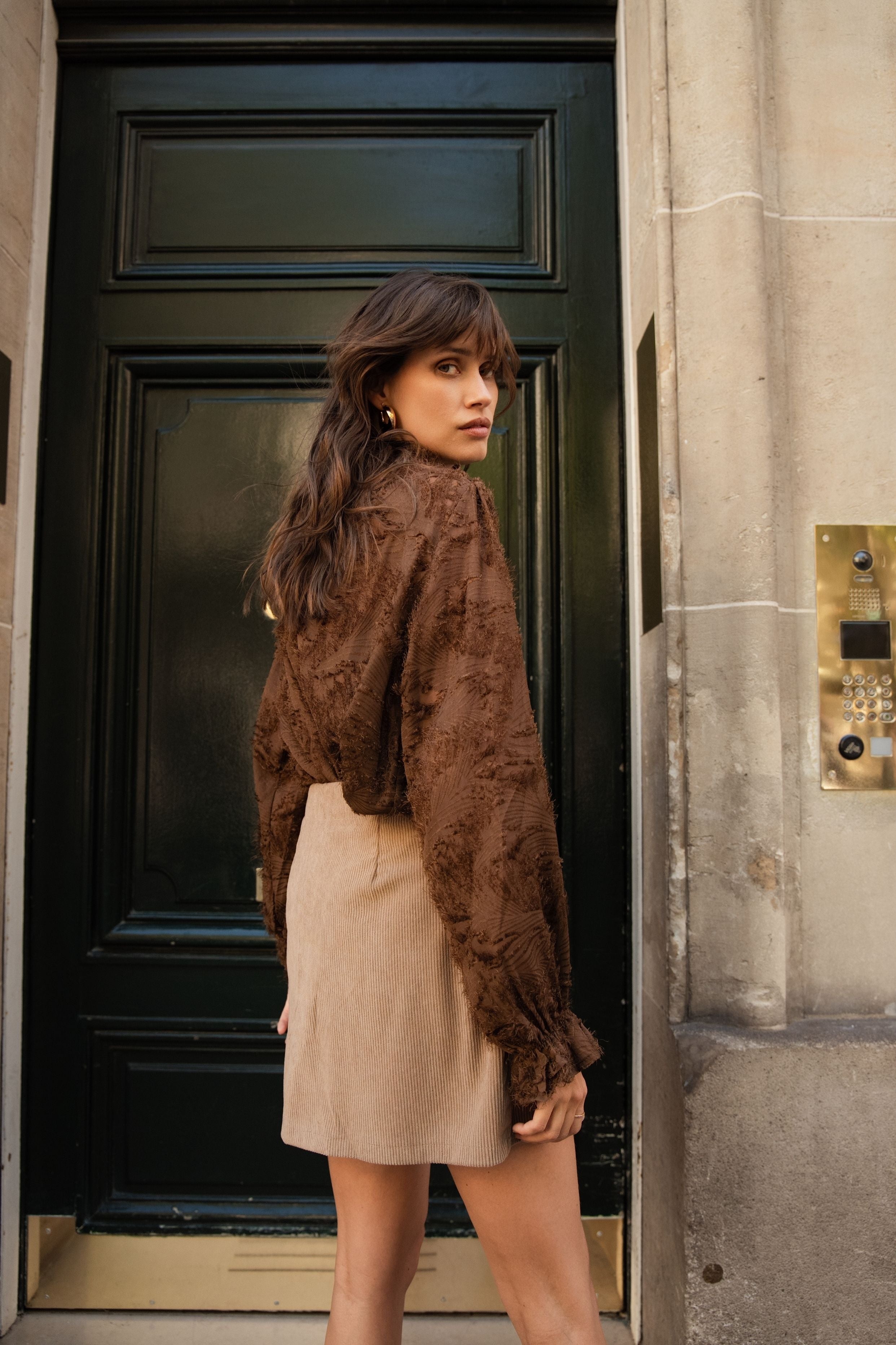 Jupe Louison - Taupe