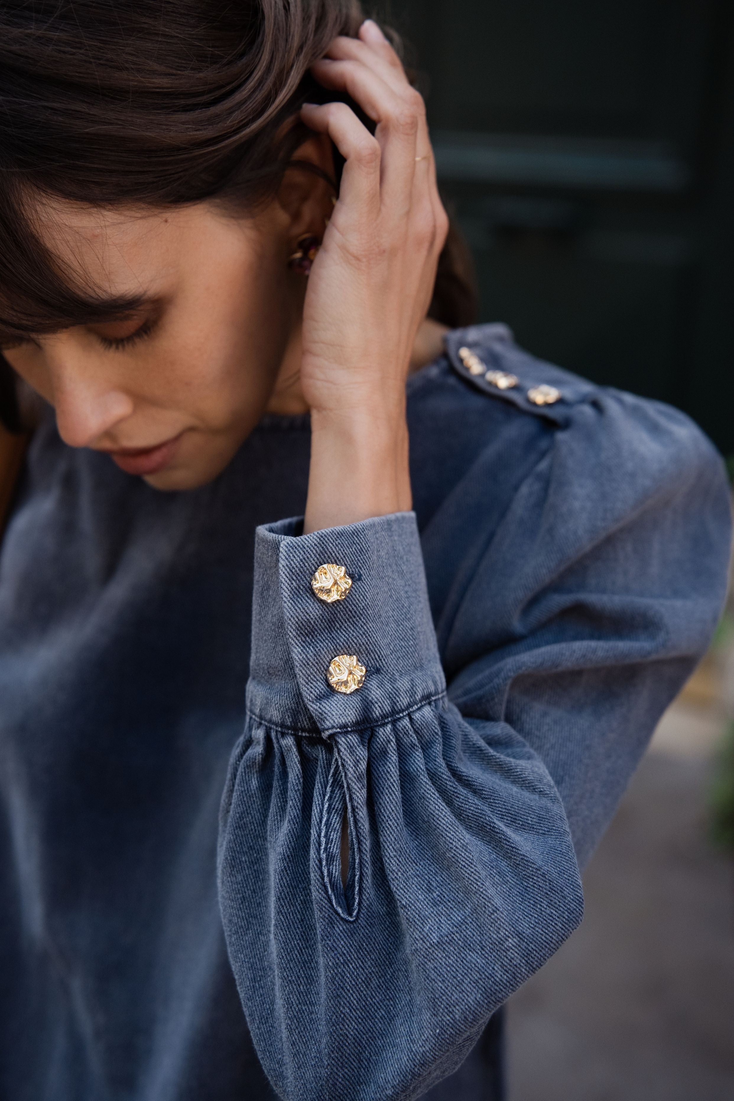 Robe Célestine - Bleu marine