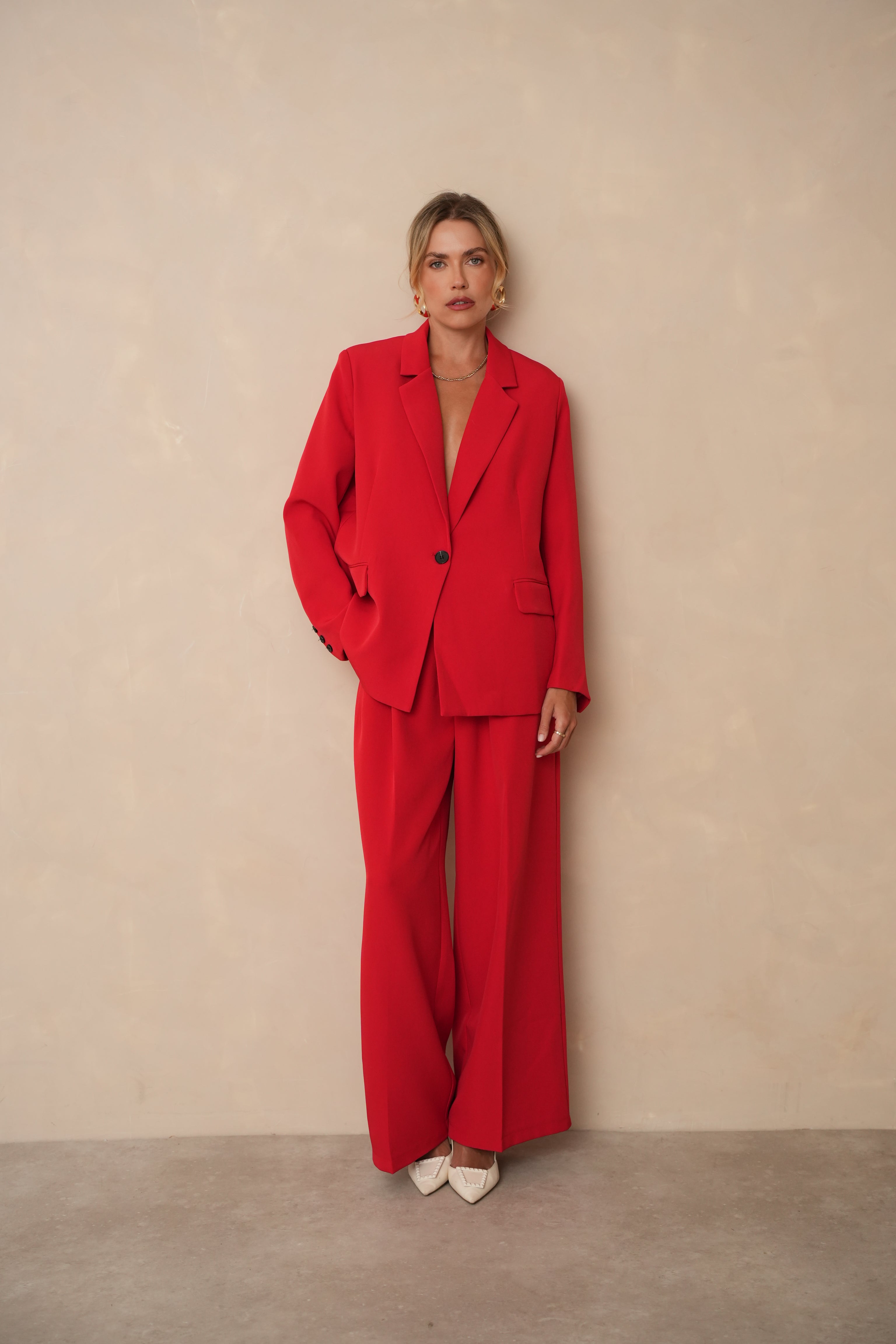 Pantalon Isaline - Rouge