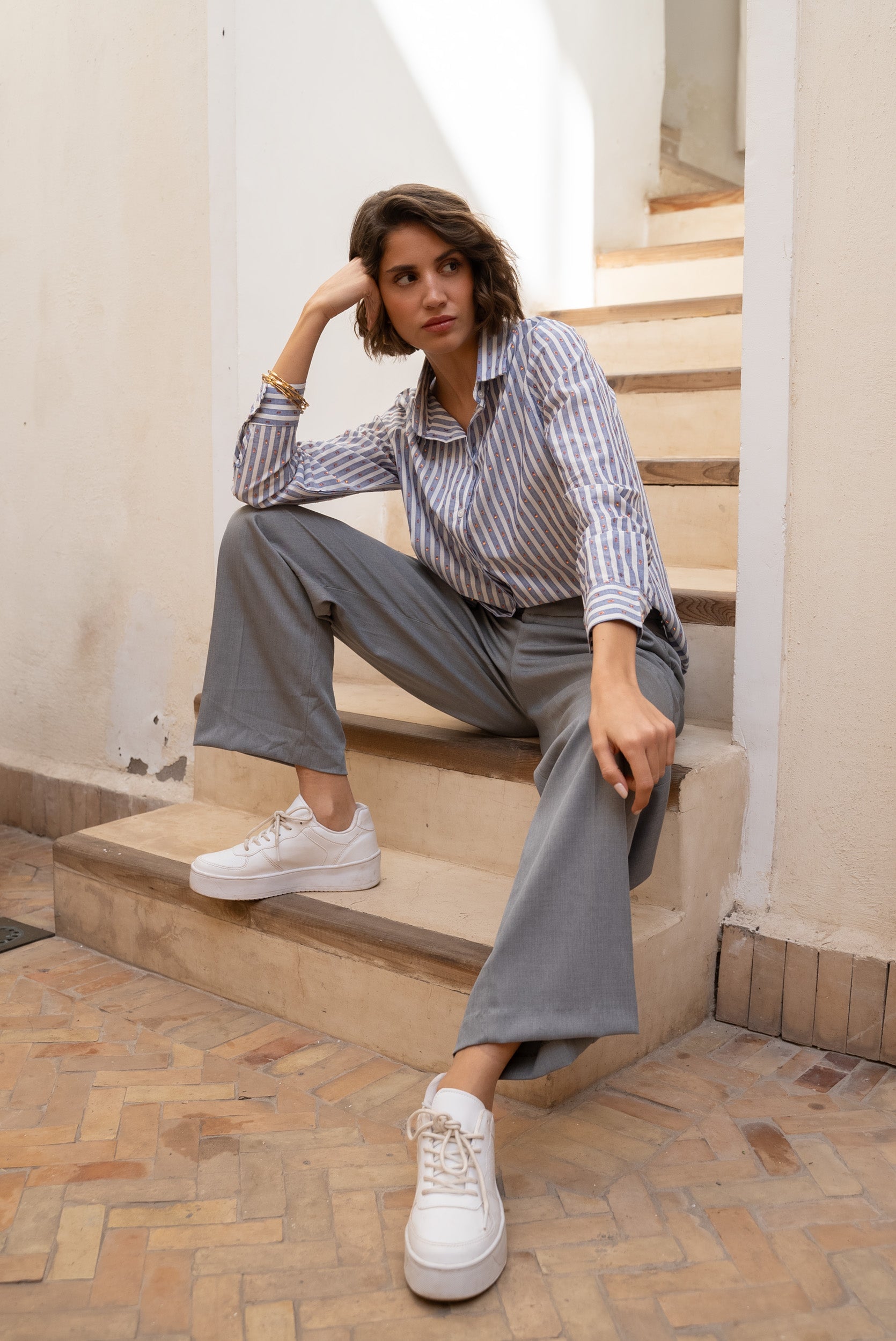 Pantalon Andy - Gris