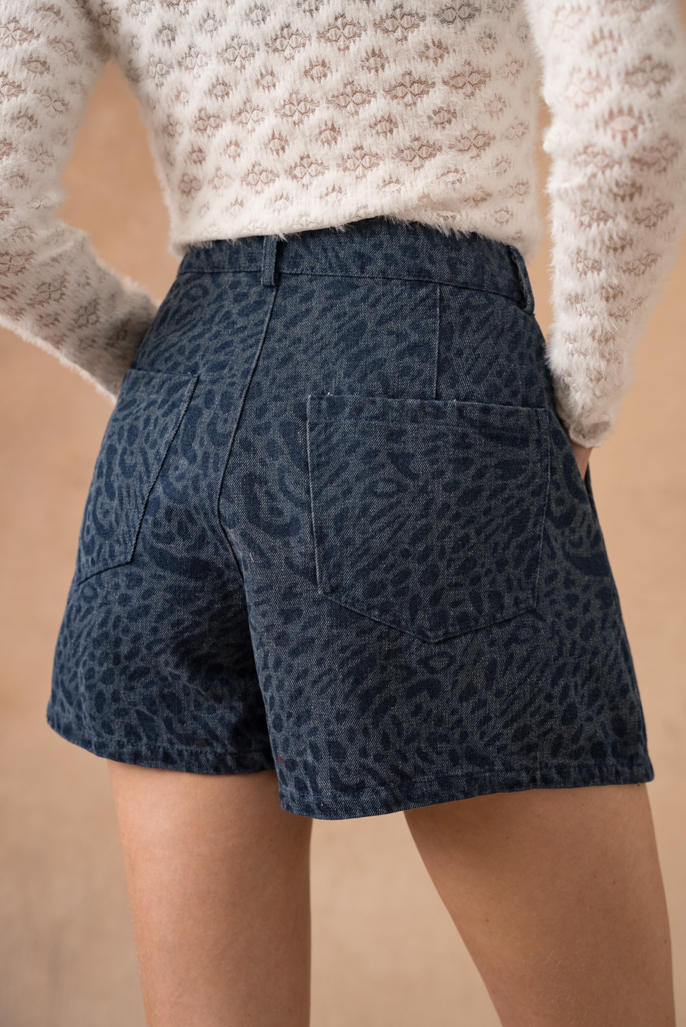 Jupe-short Doémie - Bleu