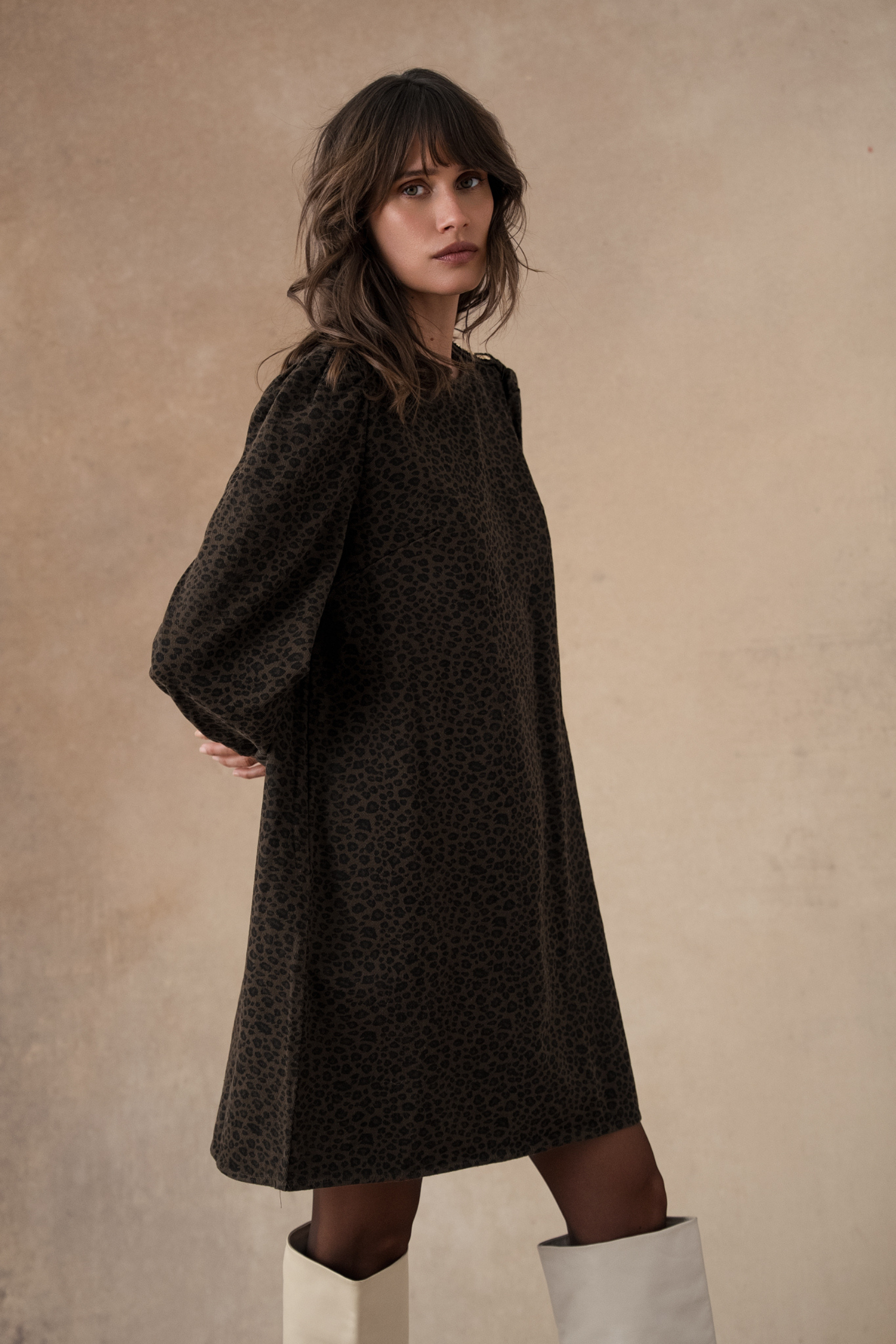 Robe Célestine - Choco