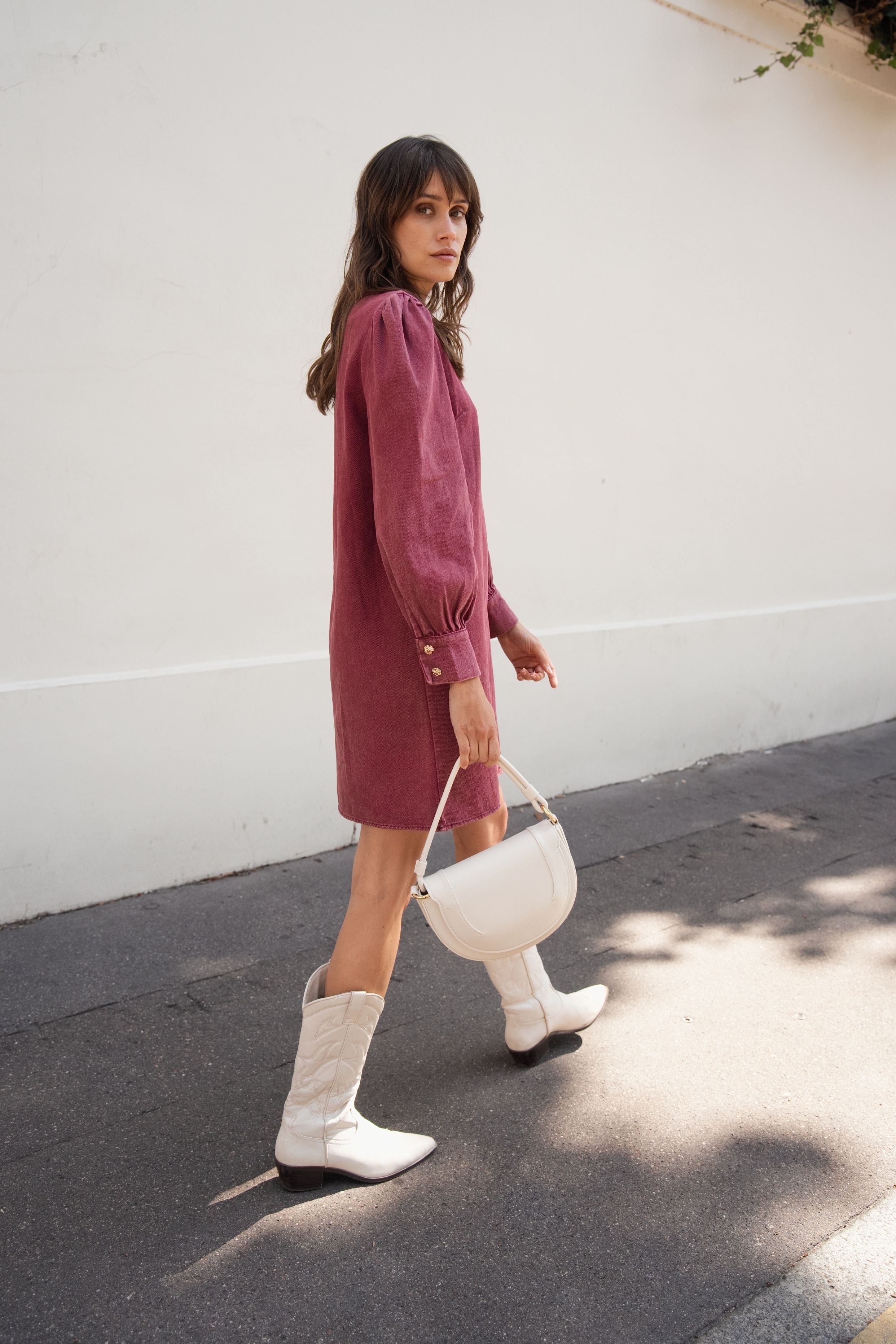 Robe Célestine - Bordeaux