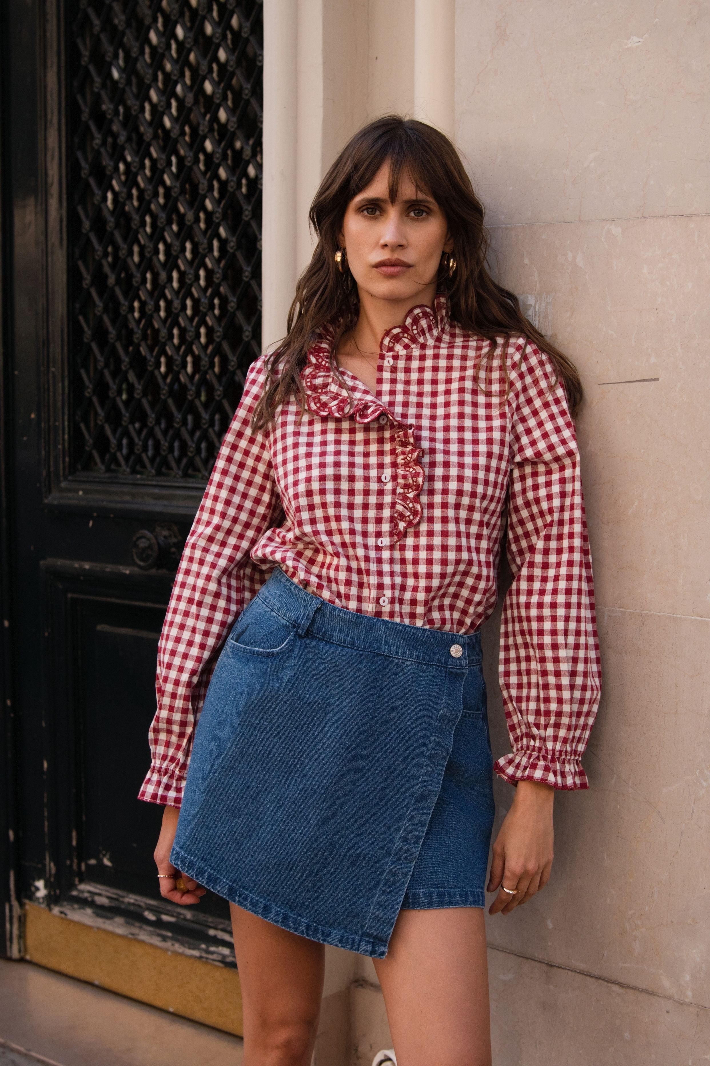 Chemise Odile - Bordeaux